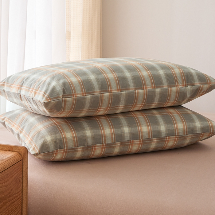 91家纺网 家纺一手货源 找家纺 芬晴家纺 2025新款A类全棉色织防水枕套系列 防水-洛卡