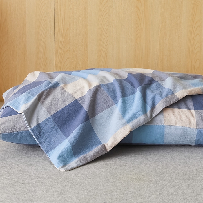 91家纺网 家纺一手货源 找家纺 芬晴家纺 2025新款A类全棉色织防水枕套系列 防水-英伦格