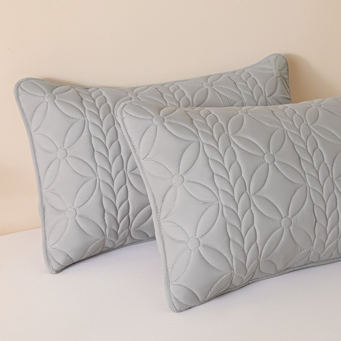 91家纺网 家纺一手货源 找家纺 芬晴家纺 2025新款A类母婴级防水枕套系列 叶语-星灰