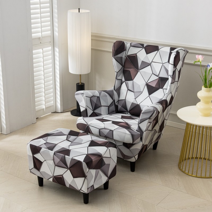 91家纺网 家纺一手货源 找家纺 兴妮雅家纺 2025新款老虎椅套 几何秘境