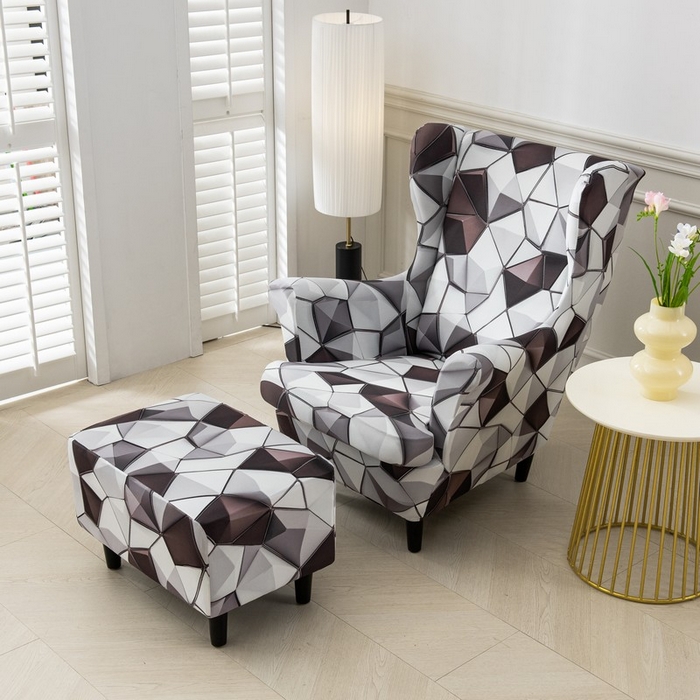 91家纺网 家纺一手货源 找家纺 兴妮雅家纺 2025新款老虎椅套 几何秘境