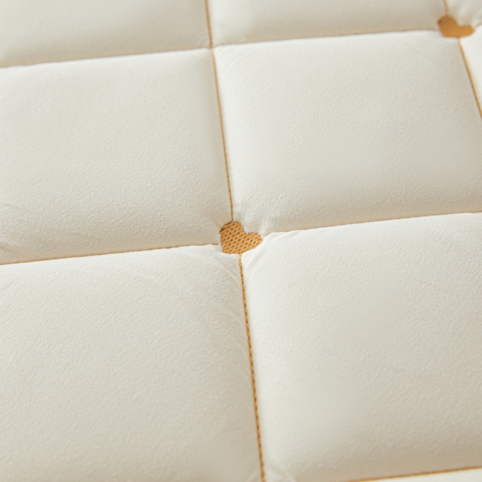 91家纺网 家纺一手货源 找家纺 芬晴家纺 2025新款A类母婴级大豆防水夹棉床笠-简爱-空间 简爱-米白