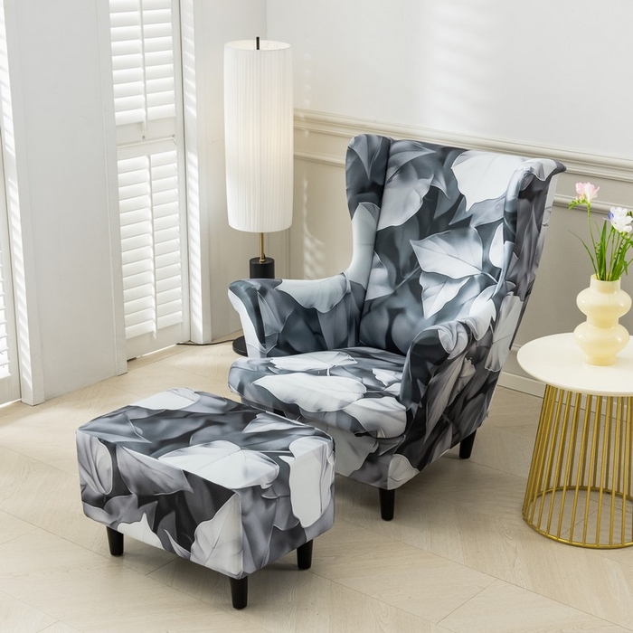 91家纺网 家纺一手货源 找家纺 兴妮雅家纺 2025新款老虎椅套 轻盈叶语