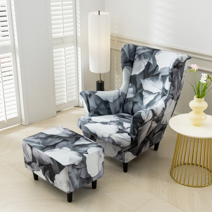 91家纺网 家纺一手货源 找家纺 兴妮雅家纺 2025新款老虎椅套 轻盈叶语