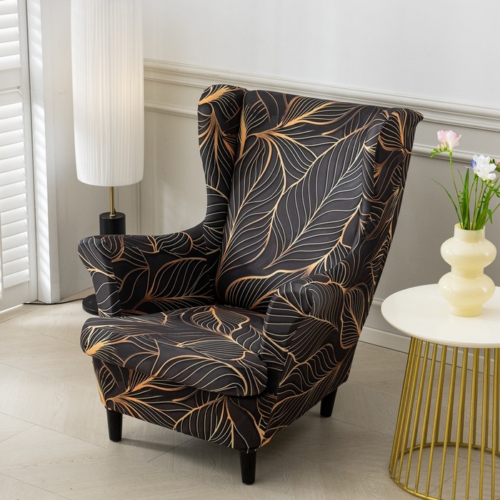 91家纺网 家纺一手货源 找家纺 兴妮雅家纺 2025新款老虎椅套 叶脉情深