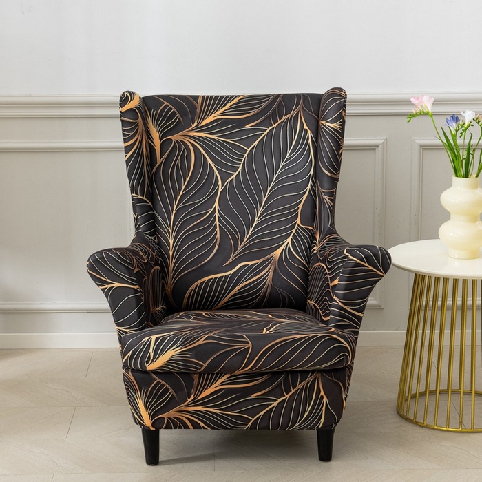 91家纺网 家纺一手货源 找家纺 兴妮雅家纺 2025新款老虎椅套 叶脉情深