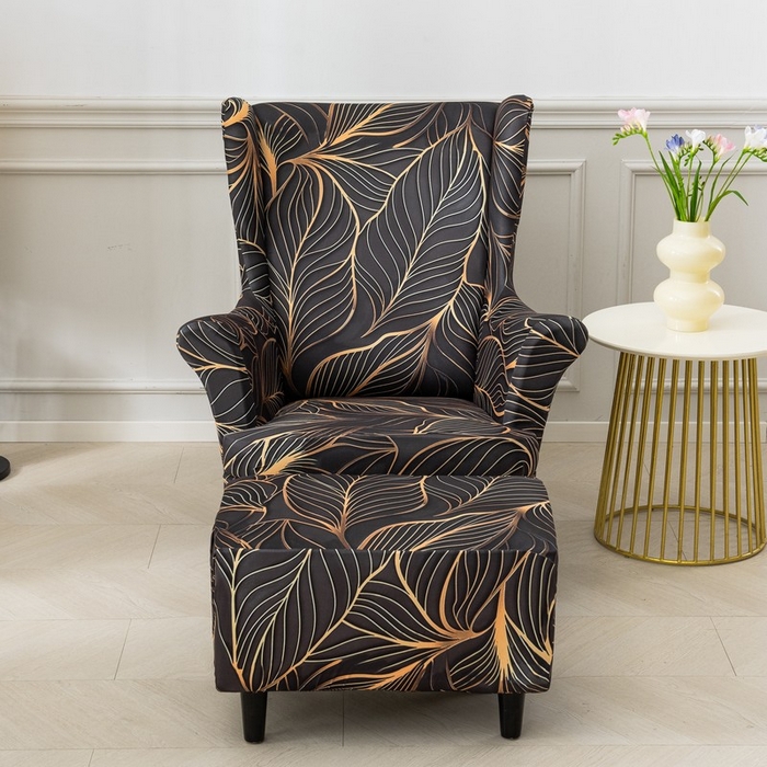 91家纺网 家纺一手货源 找家纺 兴妮雅家纺 2025新款老虎椅套 叶脉情深