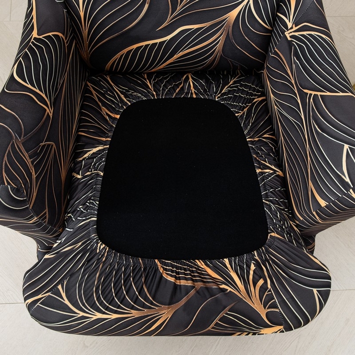 91家纺网 家纺一手货源 找家纺 兴妮雅家纺 2025新款老虎椅套 叶脉情深