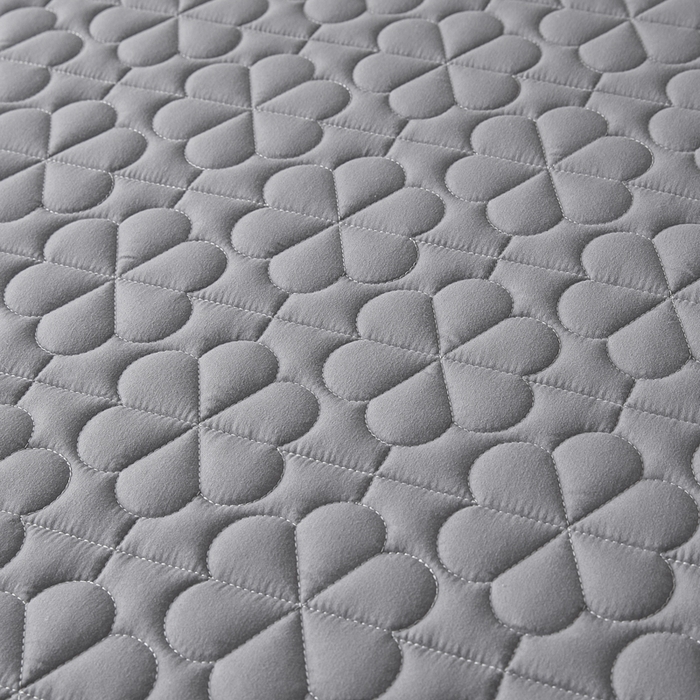 91家纺网 家纺一手货源 找家纺 芬晴家纺 2025新款A类母婴级大豆防水夹棉床笠系列-约定-心动-繁花 繁花-星灰