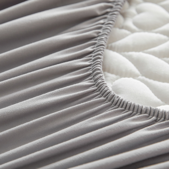 91家纺网 家纺一手货源 找家纺 芬晴家纺 2025新款A类母婴级大豆防水夹棉床笠系列-约定-心动-繁花 约定-星灰