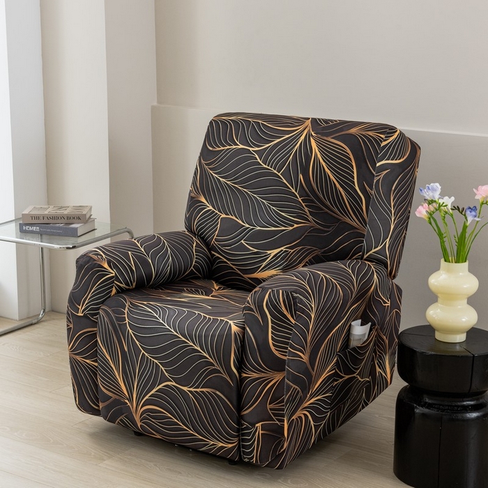 91家纺网 家纺一手货源 找家纺 兴妮雅家纺 2025新款电动沙发套 叶脉情深