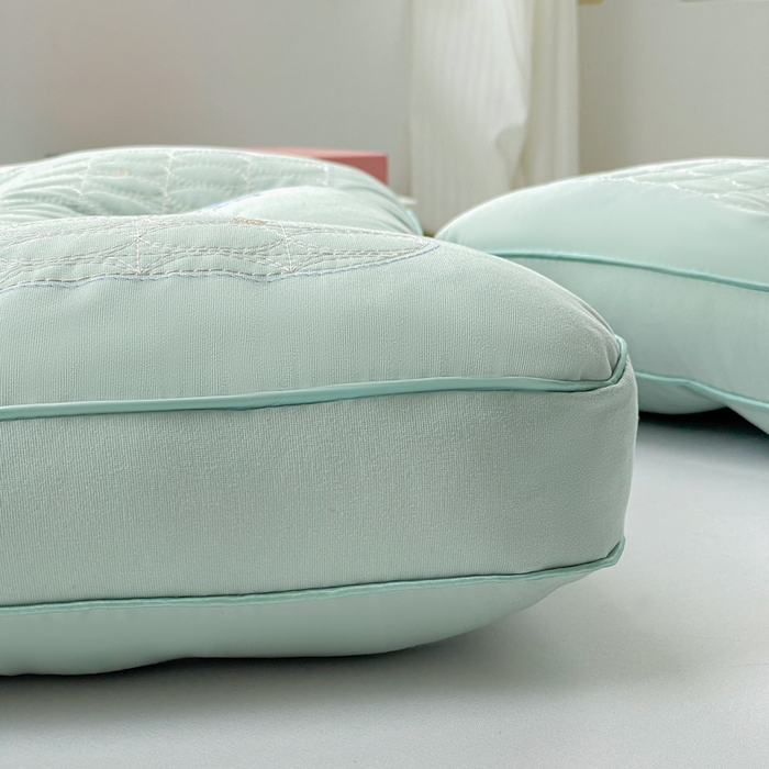 91家纺网 家纺一手货源 找家纺 （总）梦莱家纺 2025新款荞王牵引枕荞麦护颈枕两用枕头枕芯