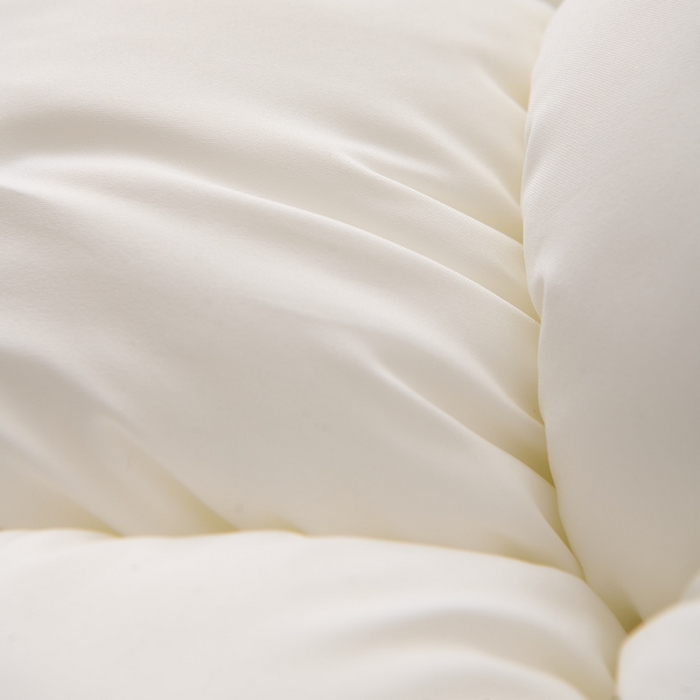 91家纺网 家纺一手货源 找家纺 梦莱家纺 2025新款热汽球面包枕波萝枕芯 白色 48*74cm/对