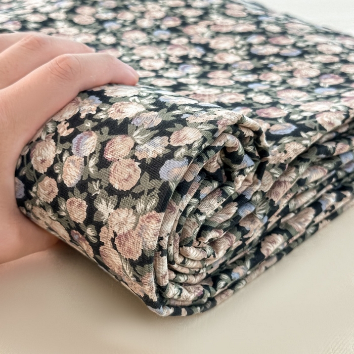 91家纺网 家纺一手货源 找家纺 芙绣家纺 2025新款A类全棉双层纱小清新印花单被套学生单被套单枕套 繁花似锦