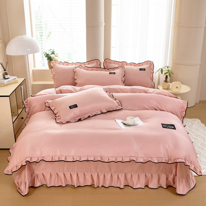 91家纺网 家纺一手货源 找家纺 （总）找底底家纺 2025新款A类冰丝四件套系列