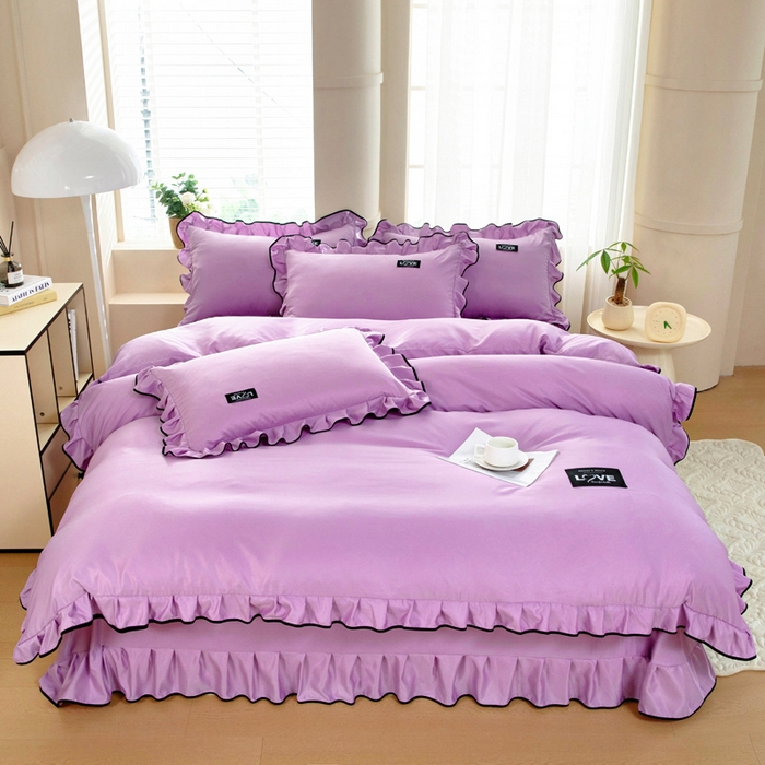 91家纺网 家纺一手货源 找家纺 （总）找底底家纺 2025新款A类冰丝四件套系列