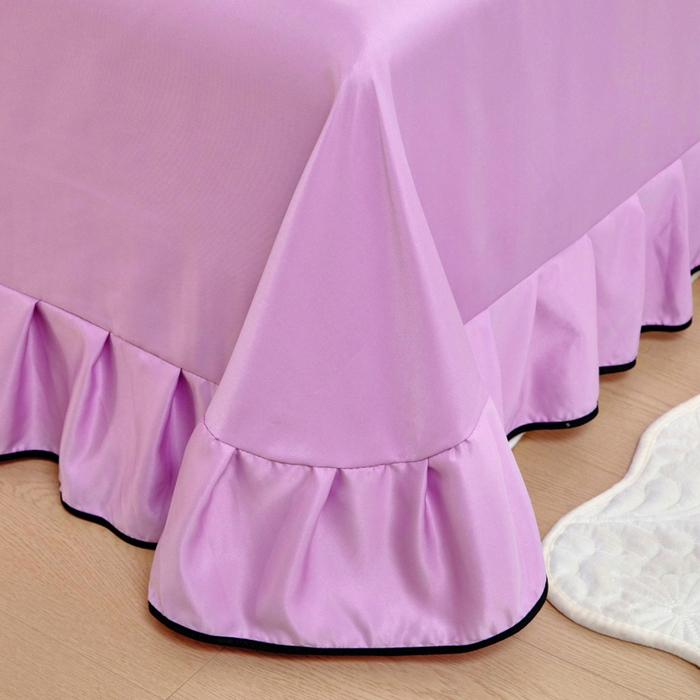 91家纺网 家纺一手货源 找家纺 找底底家纺 2025新款A类冰丝四件套系列 紫色