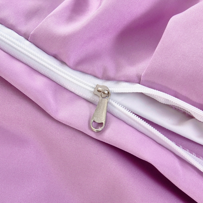 91家纺网 家纺一手货源 找家纺 找底底家纺 2025新款A类冰丝四件套系列 紫色