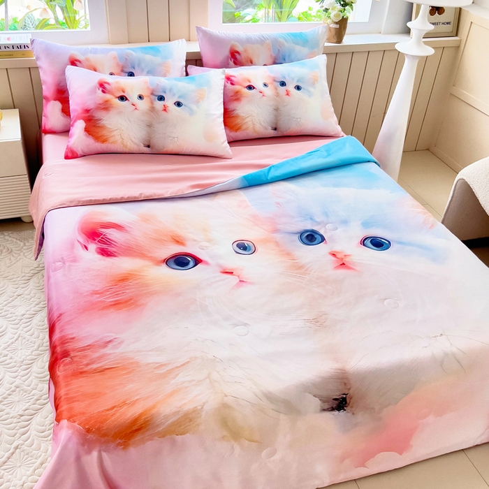 91家纺网 家纺一手货源 找家纺 （总）找底底家纺 2025新款A类夏被四件套系列