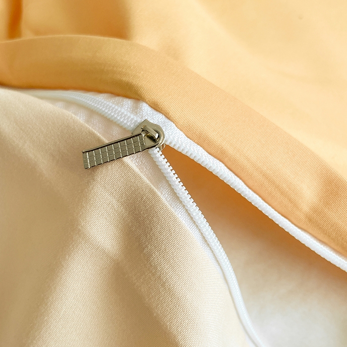 91家纺网 家纺一手货源 找家纺 优尚佳生活馆 2025新款无印风亲肤磨毛四件套-纯色 碳烤起司三拼