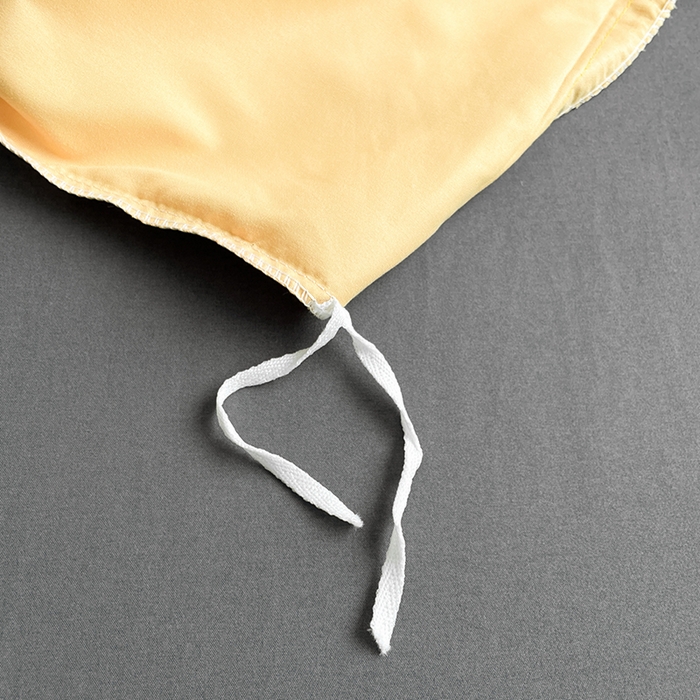 91家纺网 家纺一手货源 找家纺 优尚佳生活馆 2025新款无印风亲肤磨毛四件套-纯色 碳烤起司三拼