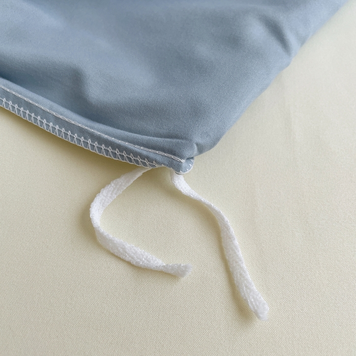 91家纺网 家纺一手货源 找家纺 优尚佳生活馆 2025新款无印风亲肤磨毛四件套-纯色 天蓝芝士