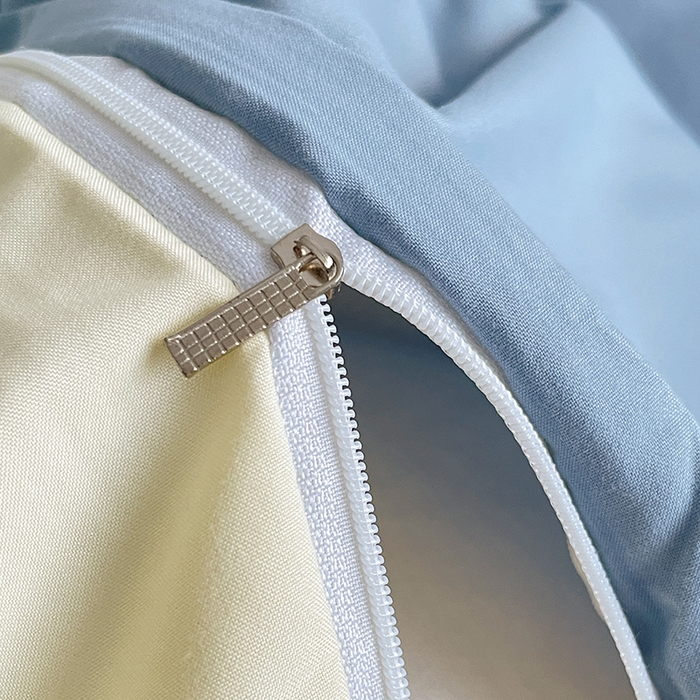 91家纺网 家纺一手货源 找家纺 优尚佳生活馆 2025新款无印风亲肤磨毛四件套-纯色 天蓝芝士