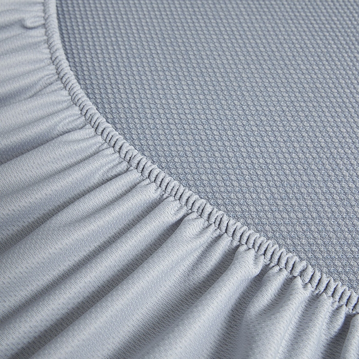 91家纺网 家纺一手货源 找家纺 情恒家纺 2025新款冰藤席床笠款三件套 皇朝 雾蓝