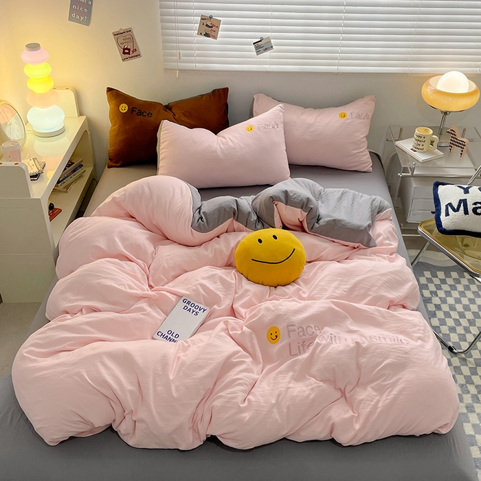 （总）优尚佳生活馆 2025新款水洗棉磨毛刺绣四件套