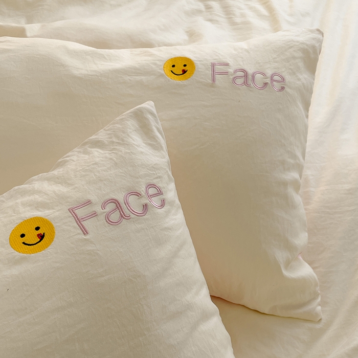 91家纺网 家纺一手货源 找家纺 优尚佳生活馆 2025新款水洗棉磨毛刺绣四件套 粉嫩公主