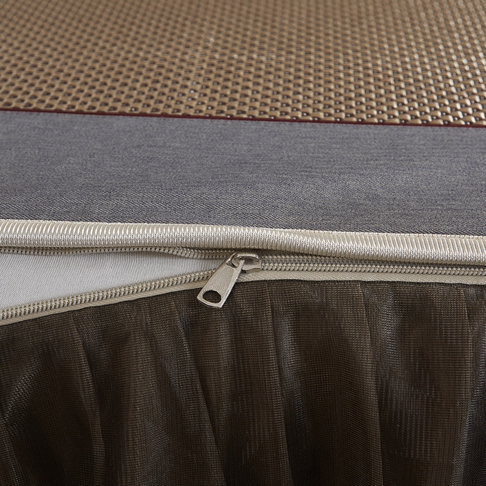 91家纺网 家纺一手货源 找家纺 （总）情恒家纺 2025新款冰藤可拆卸床裙席三件套