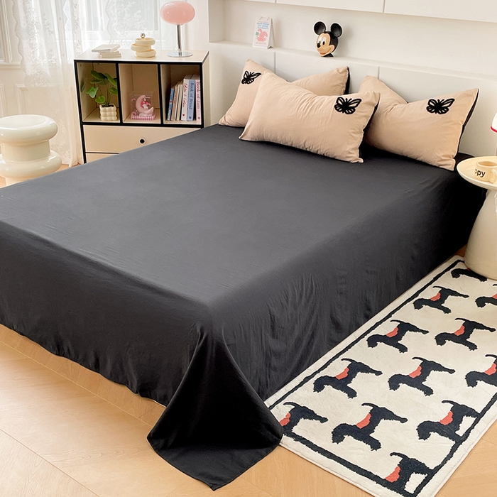 91家纺网 家纺一手货源 找家纺 优尚佳生活馆 2025新款水洗棉毛巾绣四件套（提供买家秀） 幸运蝴蝶