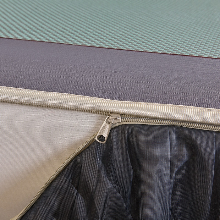 91家纺网 家纺一手货源 找家纺 情恒家纺 2025新款冰藤可拆卸床裙席三件套 皇朝 辰青