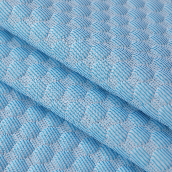 91家纺网 家纺一手货源 找家纺 珍贝家纺 2025新款凉感豆豆隔脏枕套系列 蓝色一对