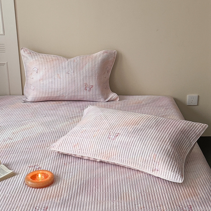 91家纺网 家纺一手货源 找家纺 （总）2025新款幻蝶系列奥地利进口兰精天丝床盖三件套双面可用可搭同款夏被（提供买家秀）