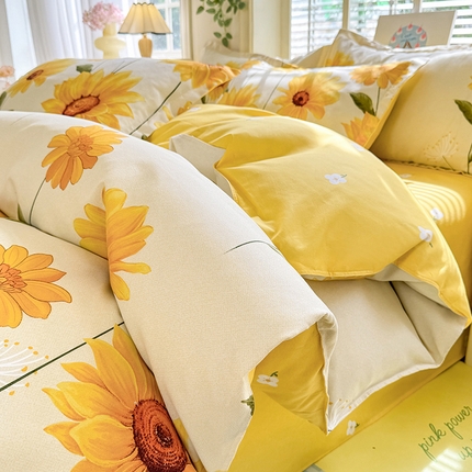 优逸 2025新款植物羊绒单被套 春风里