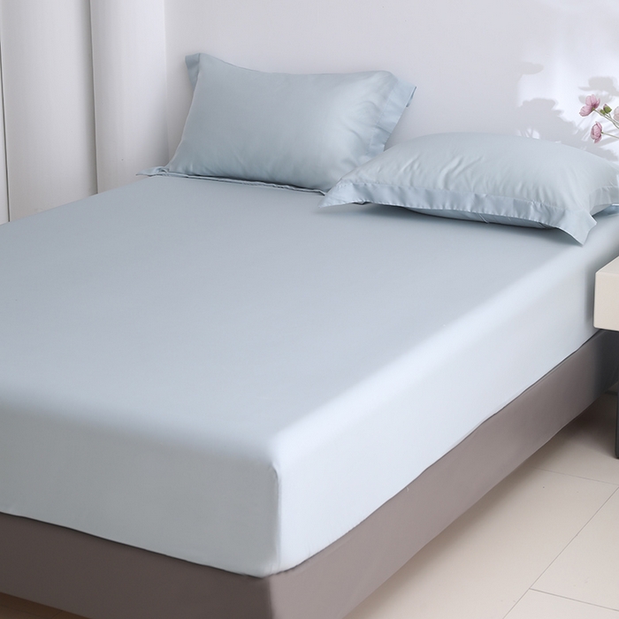 91家纺网 家纺一手货源 找家纺 寝柔家纺 2025夏季新款50S纯色天丝枕套丝滑有凉感(有质检报告） 海岛兰