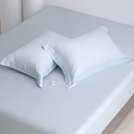 寝柔家纺 2025夏季新款50S纯色天丝枕套丝滑有凉感(有质检报告） 海岛兰