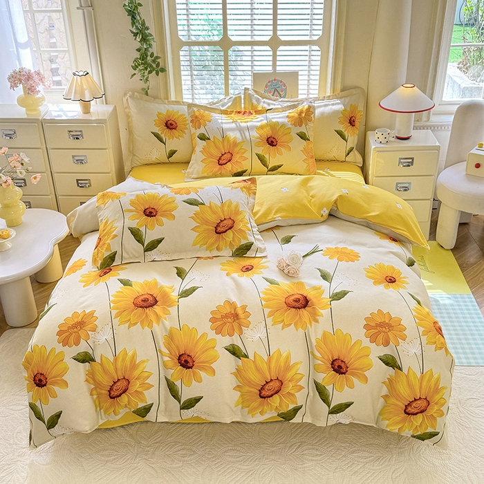 91家纺网 家纺一手货源 找家纺 优逸 2025新款植物羊绒单被套 春风里