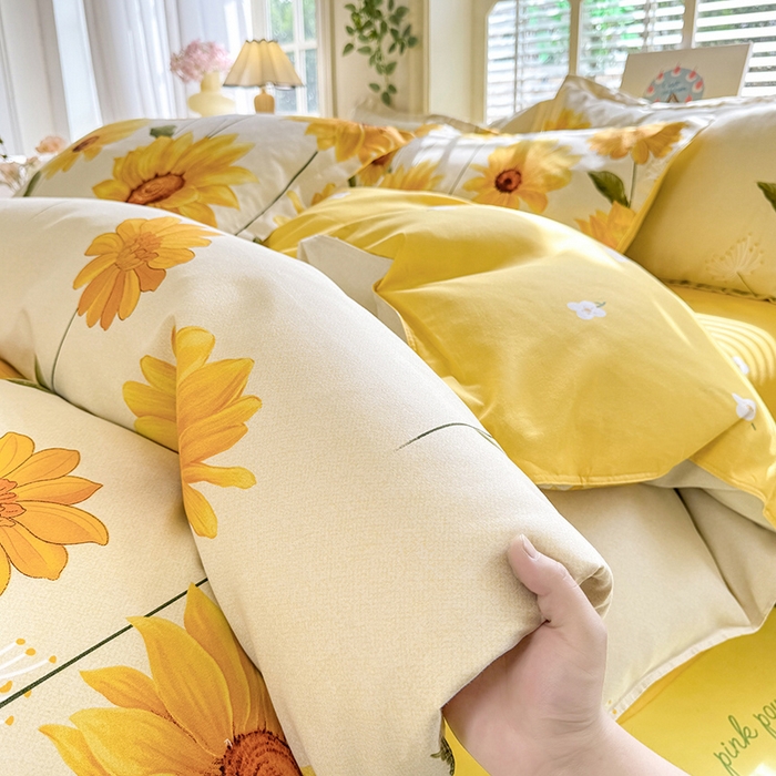 91家纺网 家纺一手货源 找家纺 优逸 2025新款植物羊绒单被套 春风里