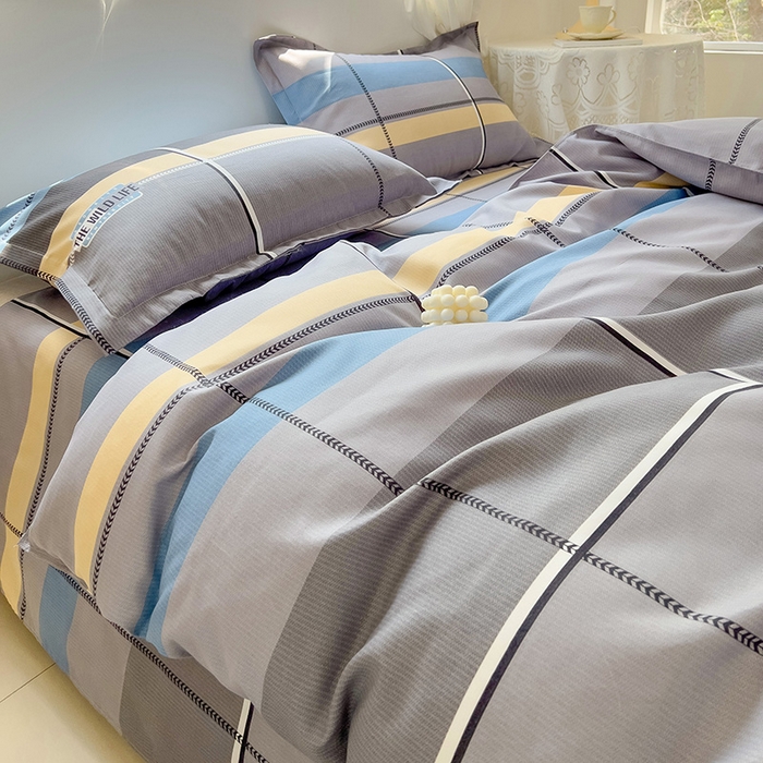 91家纺网 家纺一手货源 找家纺 优逸 2025新款植物羊绒单被套 蓝图