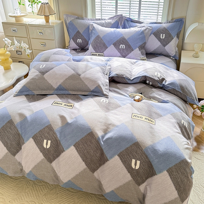 91家纺网 家纺一手货源 找家纺 优逸 2025新款植物羊绒单被套 绅士灰