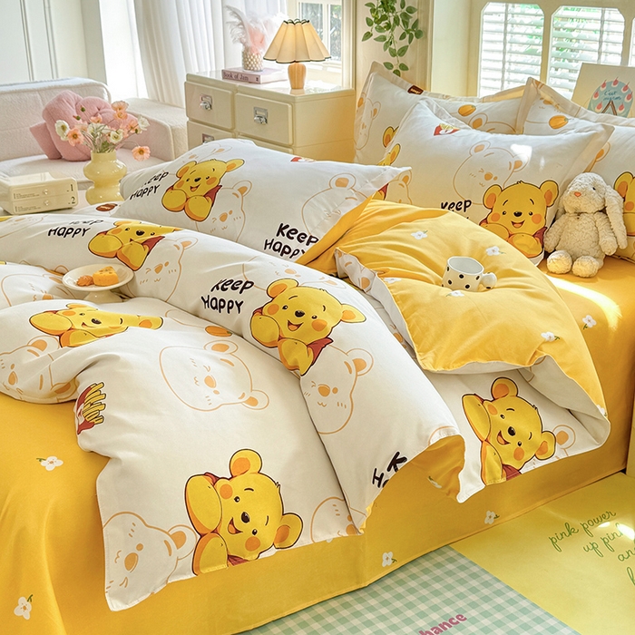 91家纺网 家纺一手货源 找家纺 优逸 2025新款植物羊绒单被套 童年