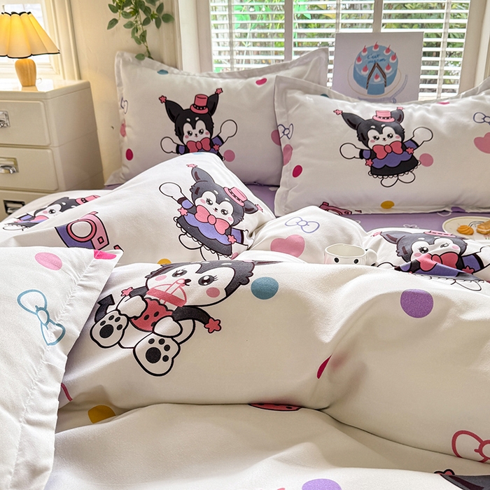 91家纺网 家纺一手货源 找家纺 优逸 2025新款植物羊绒单被套 可可库米