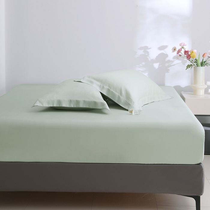 91家纺网 家纺一手货源 找家纺 （总）寝柔 2025夏季新款50S纯色天丝枕套丝滑有凉感枕头套(有质检报告）