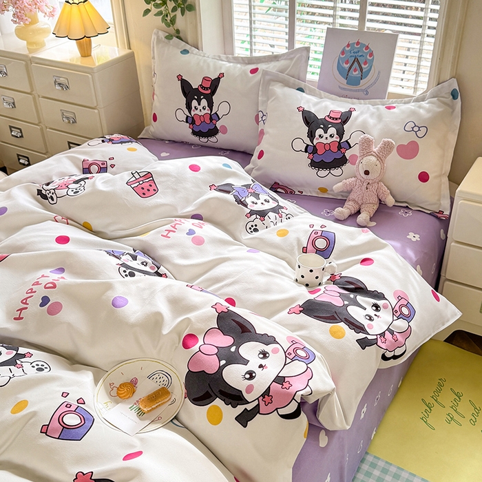 91家纺网 家纺一手货源 找家纺 优逸 2025新款植物羊绒单被套 可可库米