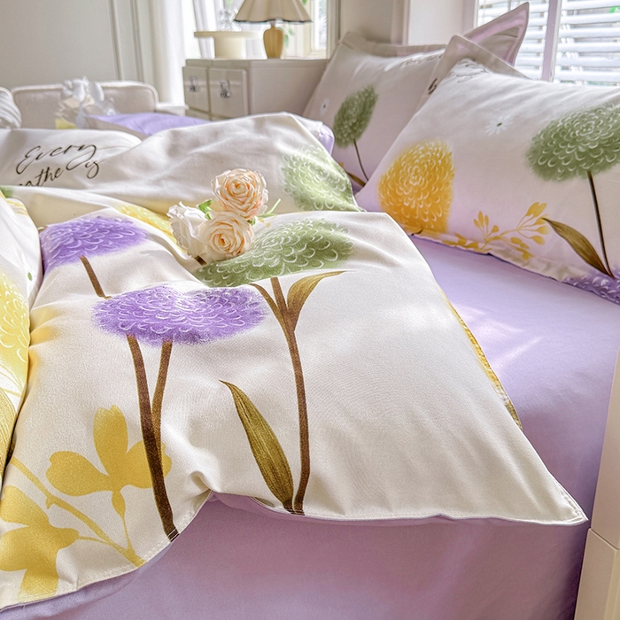 91家纺网 家纺一手货源 找家纺 优逸 2025新款植物羊绒单被套 晴天