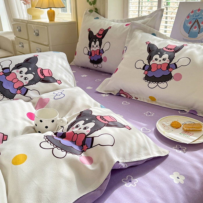 91家纺网 家纺一手货源 找家纺 优逸 2025新款植物羊绒单被套 可可库米