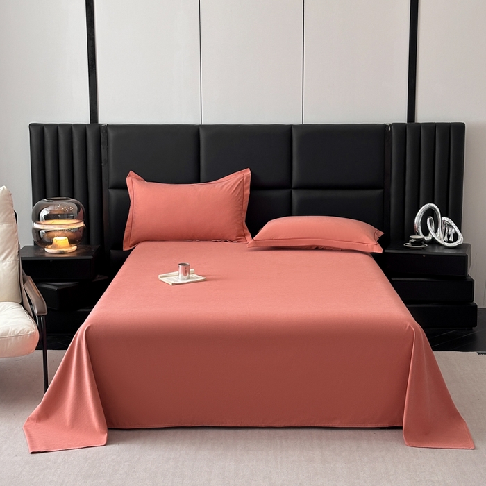 优梦莱 2025春夏新款抗菌防螨单床单单床单-场景一 海滩红