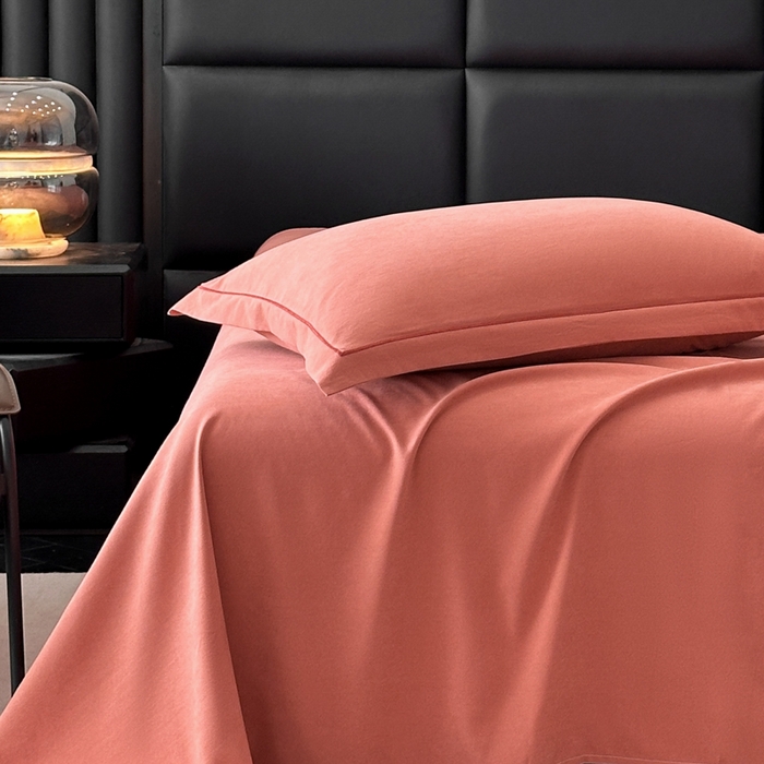 91家纺网 家纺一手货源 找家纺 优梦莱 2025春夏新款抗菌防螨单床单单床单-场景一 海滩红